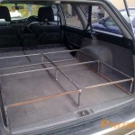Outback in car storage and sleeping system