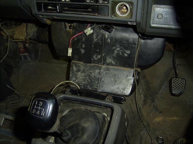 cleaned out center console, Subaru Brumby Brat